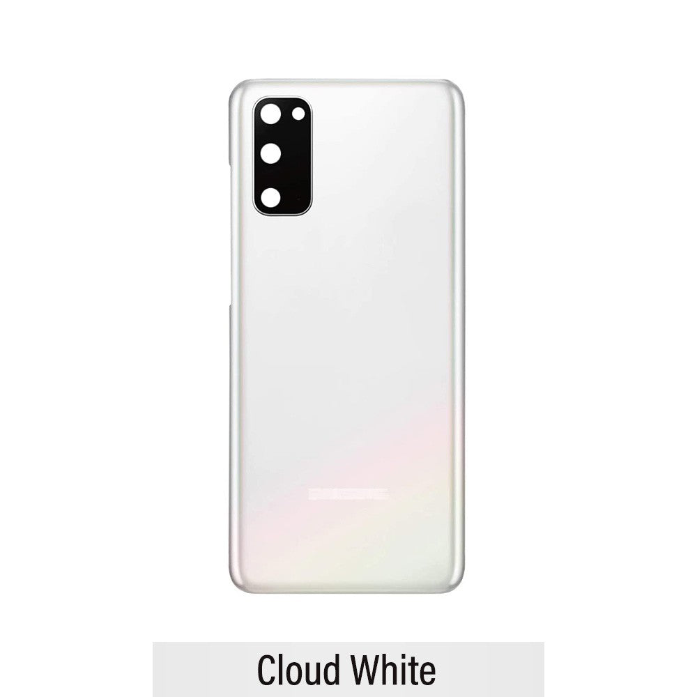 Red Rear Cover Glass For Samsung Galaxy S20 G980F-Cloud White Red Rear Cover Glass For Samsung Galaxy S20 G980F-Cloud White